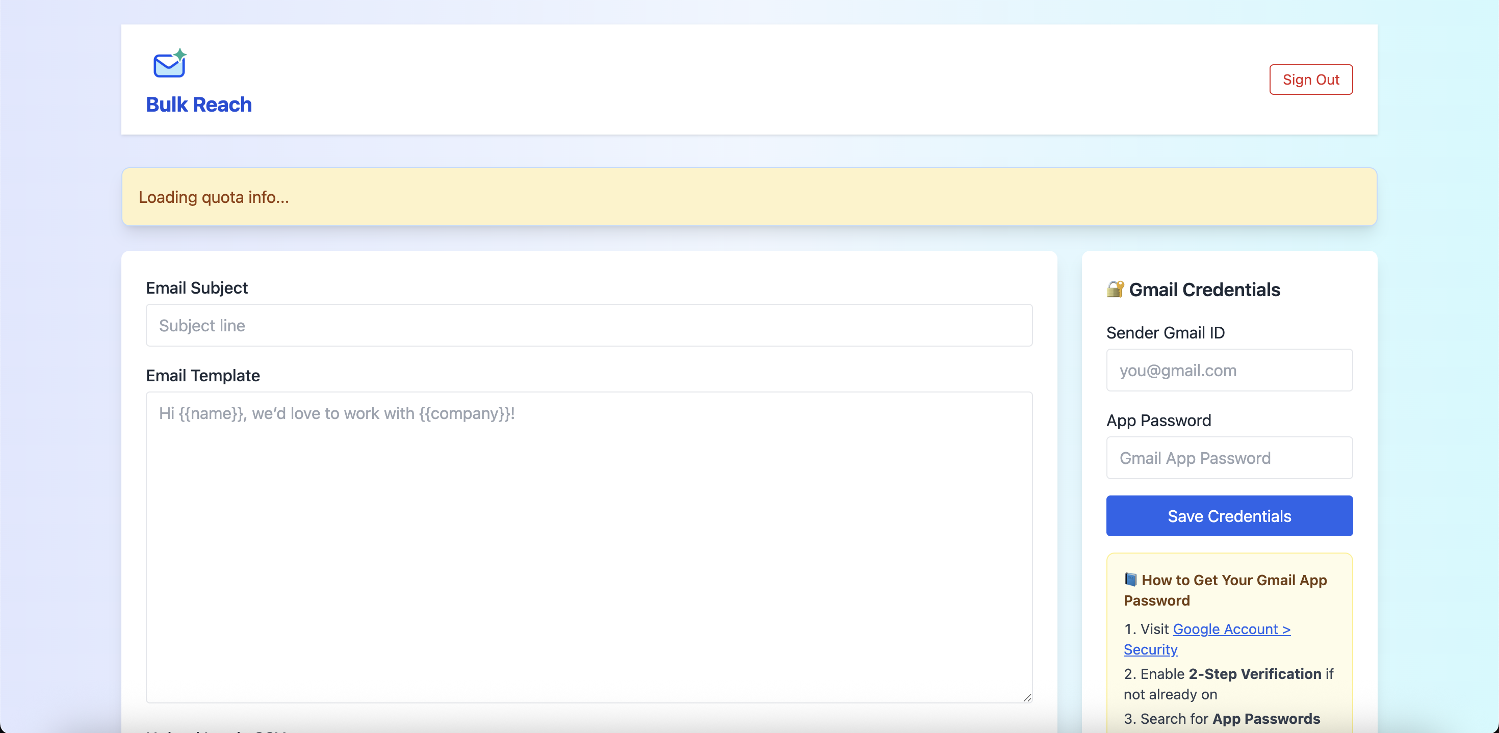 App demo